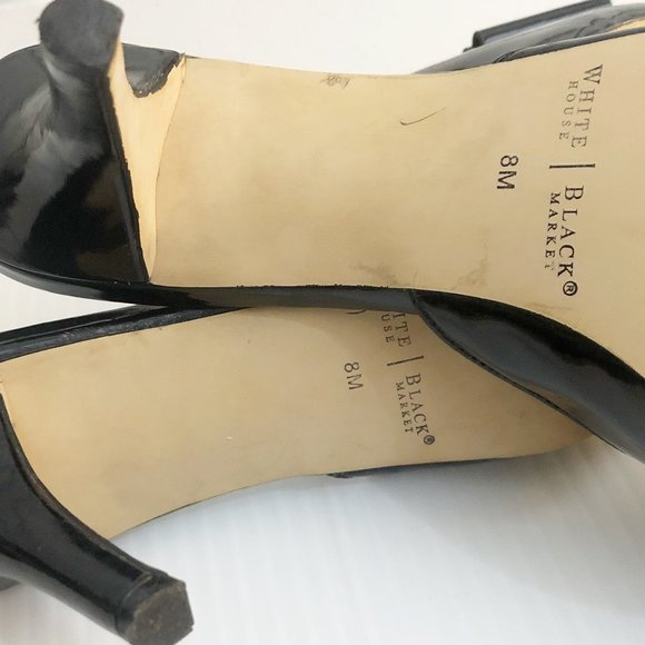 White House Black Market Bow Heels size 8 - Picture 7 of 8